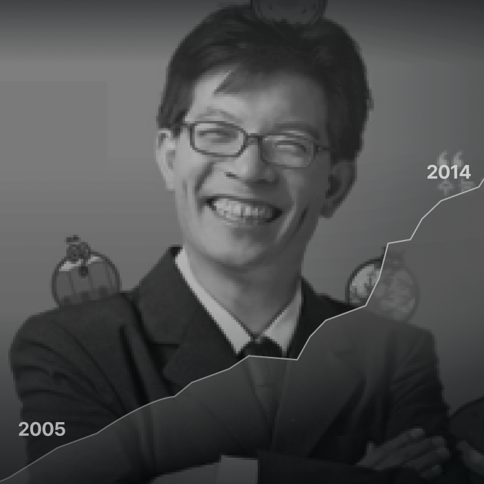 2005 ~ 2014년 1위 그래프