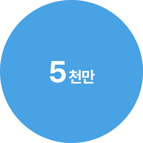 5천만